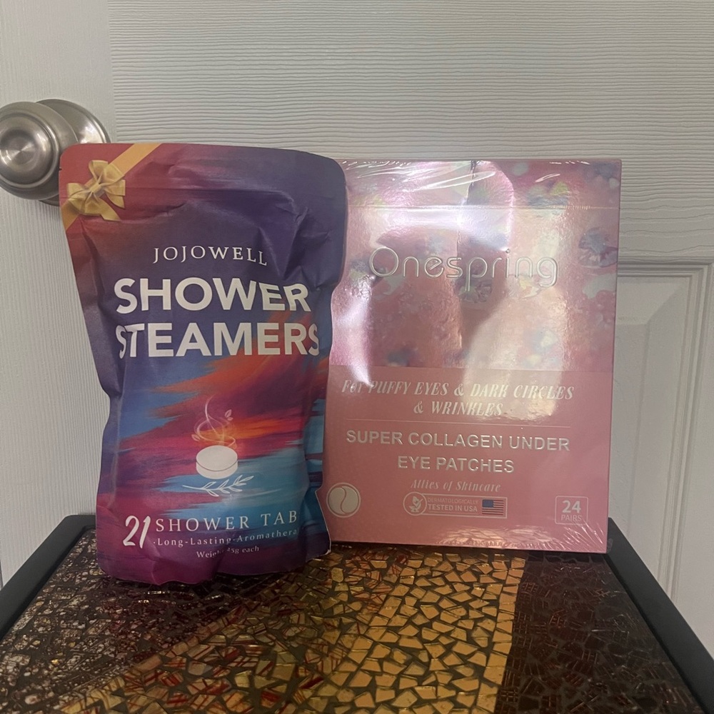 NWT Self Care Bundle - Shower Steamers and Eye Masks